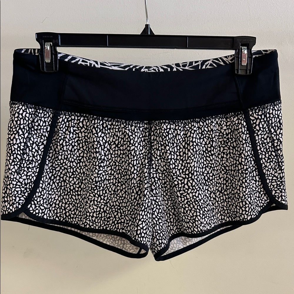 Lululemon Athletica Black and White shorts